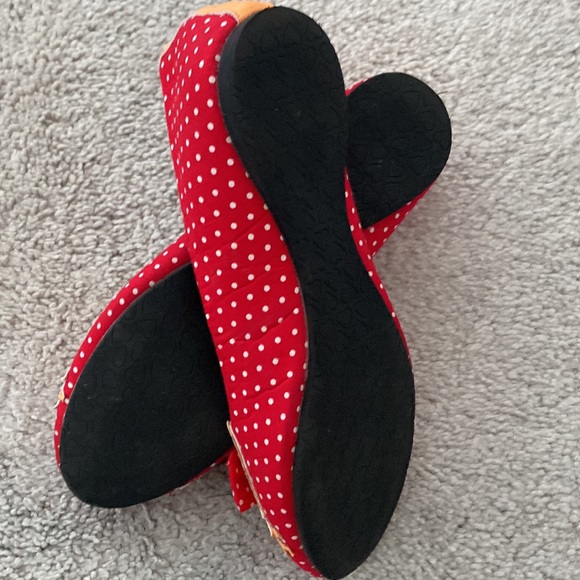 ModCloth TUK T.U.K. Clever So Sweet red polka dot Fox flats size 5 - Picture 5 of 8